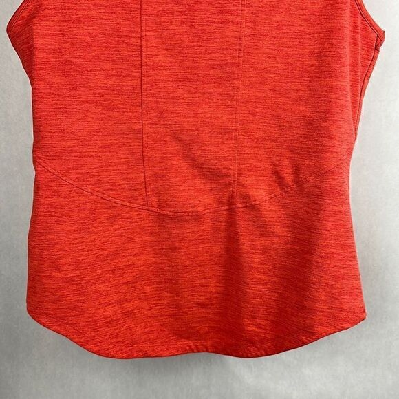 Puma Golf Vest Full Zip Front Sz M Heathered Orange Willow Creek Golf Course - Picture 6 of 9